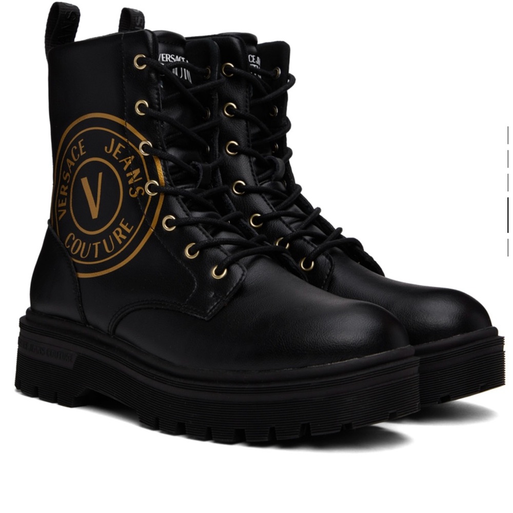 Versace Jeans Couture Black Men's Boots